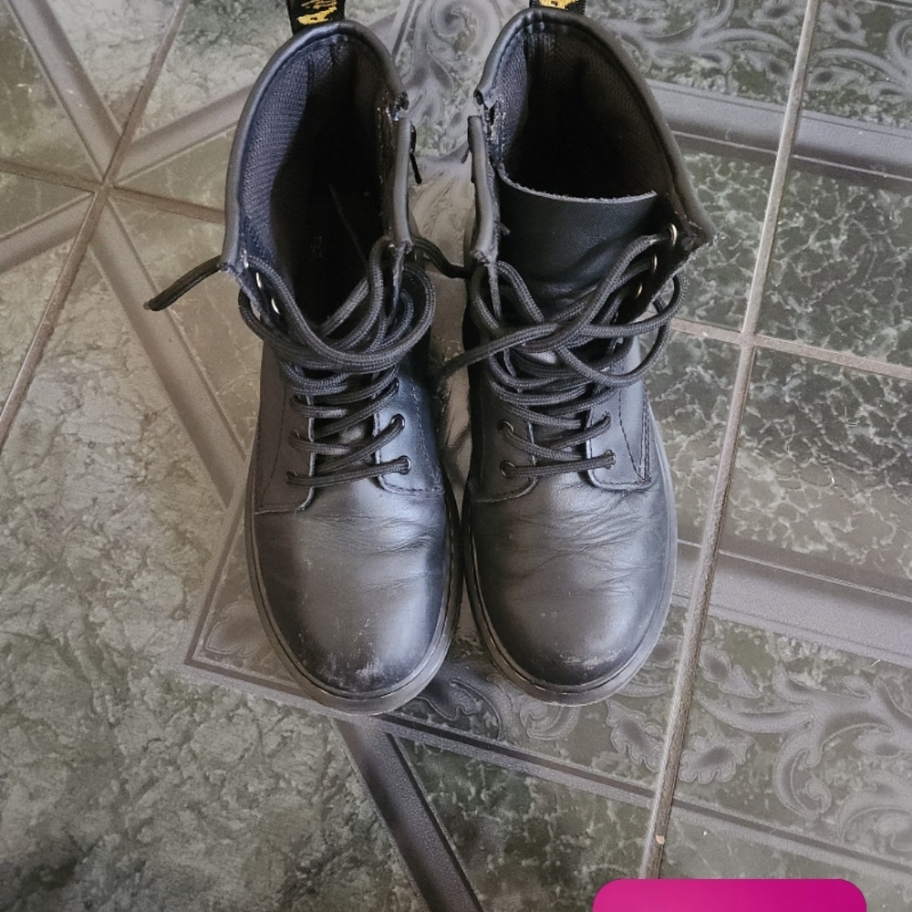 Dr. Martens Black Lace-Up Boots
